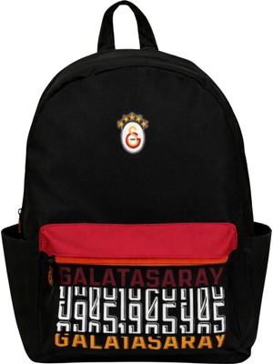 Galatasaray Lisanslı 3 Bölmeli Sırt Çantası - Laptop Gözlü Su Itici Renkli Baskılı Okul Çantası