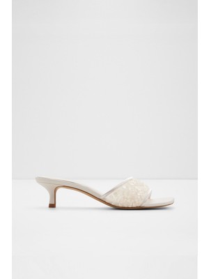 Aldo Cotera Sandalet Topuklu Terlik - Beyaz