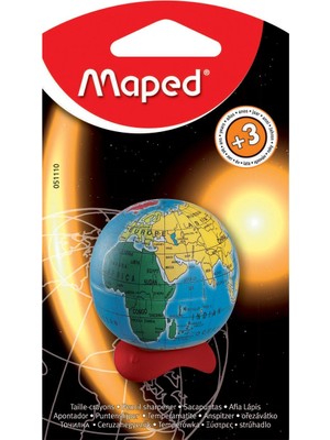 Maped Globe Tek Delikli Kalemtraş Blister 3154140511104