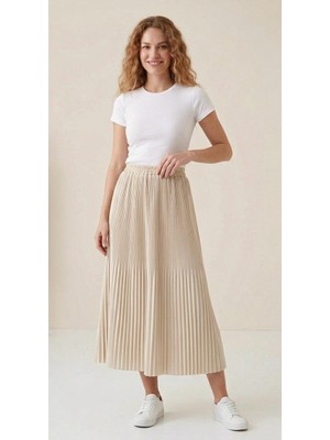 Umut Tekstil Piliseli Etek,etek,piliseli Desenli Etek