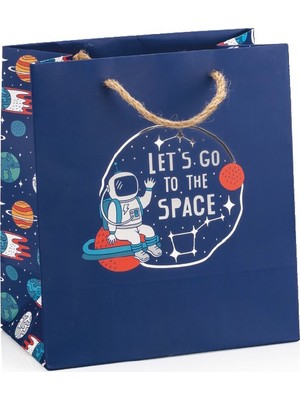 Gıpta Space B4 Karton Çanta (Hediye Çantası) 215X120X240 Mm (24 Lü Paket) BG8950