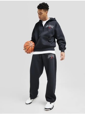 Nike Air Jordan Brooklyn Oversize Erkek Siyah Eşofman Takımı