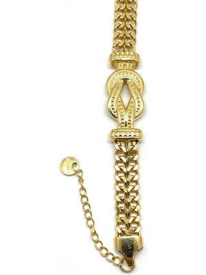 Stainlees Steel Halat Figürlü Geniş Zincir Bileklik