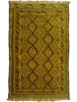 Kilim Co. El Dokuma Vintage Afgan Muşvani Kilim 68X113 cm (0.77 M²)