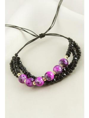 Meyra Home Kristal Boncuk Ipli Bileklik(3'lü)