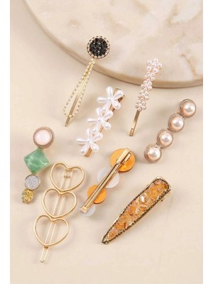 Efela Dünyası Inci Papatya Karışık Model 8 Li Toka