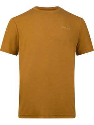 2AS Viloft Sıfır Yaka Açık Kahve Erkek T-Shirt