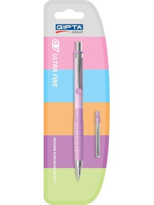Gıpta Versatil Kalem Seti (Mekanik Uçlu Kurşun Kalem) Ultra Fine 0.7 Mor K1911