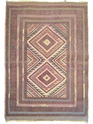 Kilim Co. El Dokuma Vintage Afgan Muşvani Kilim 82X112 cm (0.92 M²)