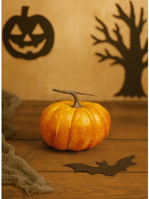 Parti Adresi Cadılar Bayramı Yapay Balkabağı Halloween Parti Dekorasyonu 25 cm