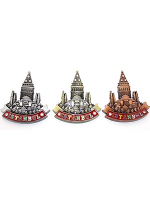 MiraLive Istanbul Temalı Metal Magnet Model 1