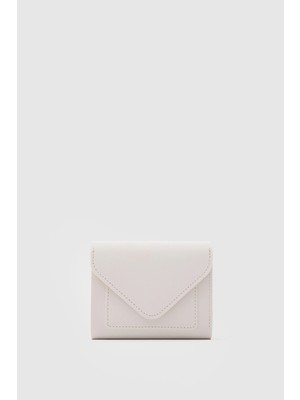 Shule Bags Mysa Medium Zarf Cüzdan Krem