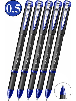 Artlantis Mavi Pilot Kalem Dna Gel Pen 5 Adet Scrikss Pilot Kalem 0.5mm Roller Uç Pilot Kalem Ince Uçlu Likit Mürekkepli Pilot