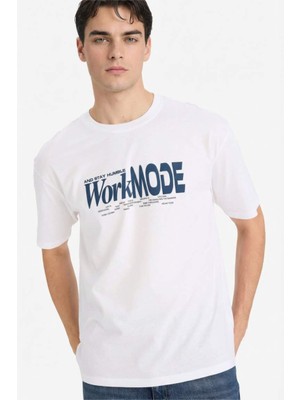 Defacto %100 Pamuk Boxy Fit Tişört