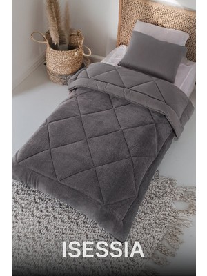 Isessia Lüks Wellsoft Çift Taraflı Yumuşak 4 Mevsim Konfor Yorgan Seti | Yorgan | Uyku Seti 155 x 215 cm