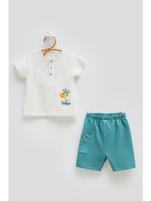 Caramell 6-24 Ay Arası Fun Summer Ikili Takım - Yeşil