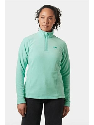Helly Hansen W Slope Polar Fleece Kadın Yarım Fermuarlı Polar – Lagoon Mavi