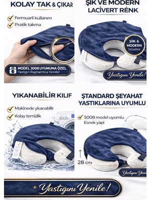 armegeda sıradışı tasarımlar Armegeda Seyahat Boyun Yastığı Kılıfı
