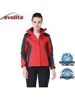 Evolite Diva Bayan 3in1 Grikırmızı Mont