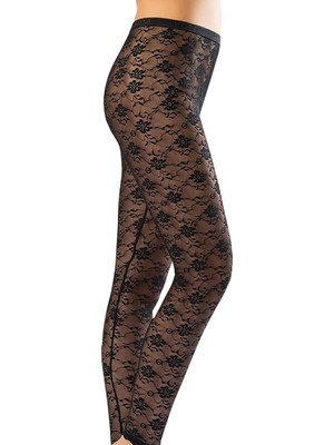 Kota 4060 Dantelli Uzun Kadın Tayt