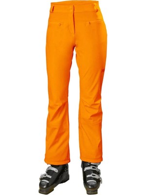 Kadın Helly Hansen W Bellıssımo 2 Pantolon Turuncu Renk Yüksek Bel ve Esnek Kumaş ile Konfor