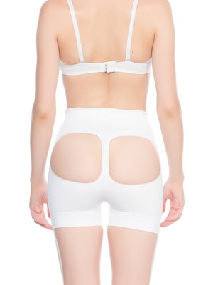 C&city C12034 Antiselülit Popo Açık Korse Beyaz