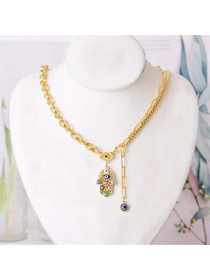 Blue Cat Bijouterie Paslanmaz Çelik Kolye