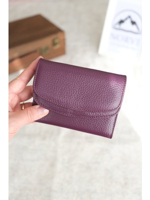 Norvi Leather Bozuk Para ve Bol Kartlık Bölmeli Hakiki Deri Küçük Kadın Cüzdanı 1181