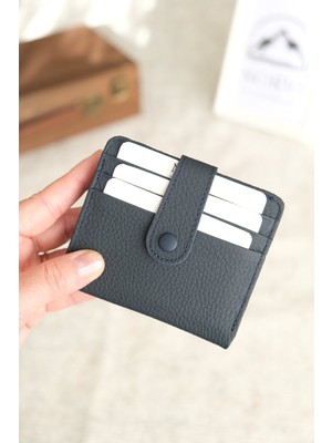 Norvi Leather Çıtçıtlı Çok Bölmeli Yatay Hakiki Deri Cüzdan 1185