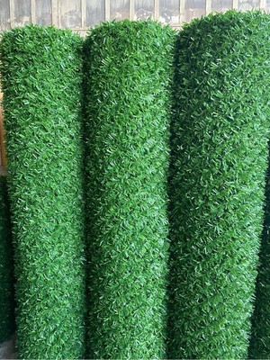 Msy Garden Fenc Dekoratif Çim Çit Paneli 150 cm x 6 mt - Bahçe Duvarı Gizleme ve Gölgelik Yapay Sarmaşık Panel