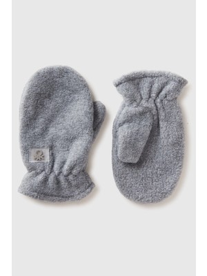 United Colors Of Benetton Gri Melanj Erkek Ek_logo Detaylı Ipli Eldiven Model Kodu: 6U87GG007501