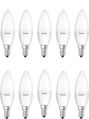 Osram LED Value 4.9W Mum Sarı Işık E-14 Ampul 470 Lm ( 10 Adet)