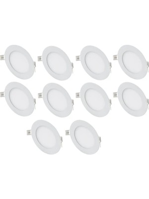 Cata 10 Adet 12 Watt Slim LED Panel Gün Işığı Metal Kasa