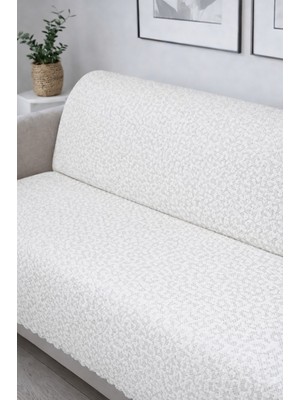 Decomia Home Lena Kabartmalı Yumuşak Kaymaz Dokulu Esnek Koltuk Örtüsü Çok Amaçlı Koltuk Şalı (165X205 Cm)