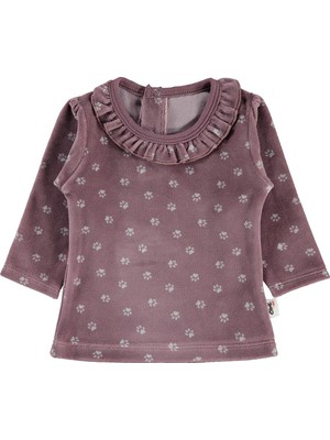 Civil Baby Mini Pati Empirme 6-18 Ay Sweatshirt - Kahve