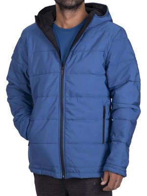 Exuma 2211085 Erkek Mavi Şişme Mont