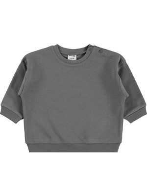Civil Baby Basic 3-18 Ay Sweatshirt - Gri
