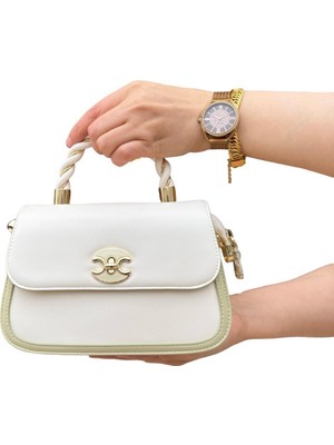 Guja Beyaz Kadın Omuz Çantası C1114