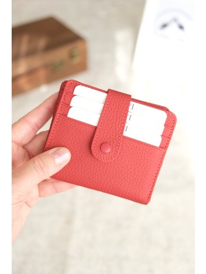 Norvi Leather Çıtçıtlı Çok Bölmeli Yatay Hakiki Deri Cüzdan 1185