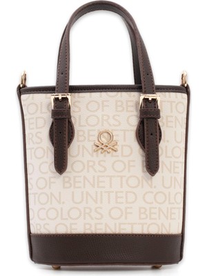 Benetton BNT_1761 20X16X7 El Bej Kadın Çanta