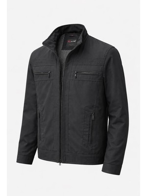 Classics Men Xavir Büyük Beden Erkek Fermuarlı Mevsimlik Ceket - 7595