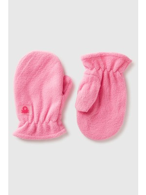 United Colors Of Benetton Pembe Erkek Ek_logo Detaylı Ipli Eldiven Model Kodu: 6U87GG0072B4