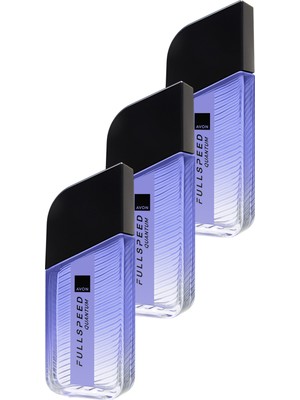 Avon Full Speed Quantum Erkek Parfüm Edt 100 Ml. Üçlü Set