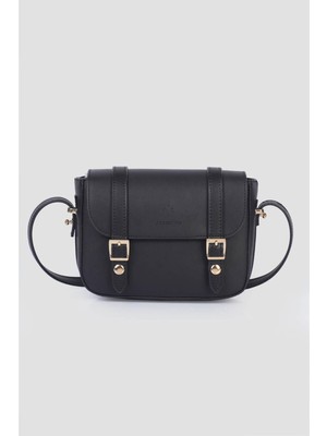 Jacquline Siyah Kadın Omuz Çantası IM351-3