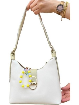 Guja Beyaz Kadın Omuz Çantası C1115