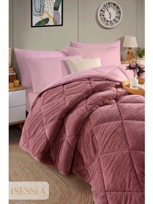 Isessia Veloria Wellsoft Çift Kişilik Yorgan Çift Taraflı | Ultra Yumuşak 4 Mevsim Konfor | 195X215 cm