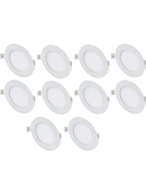 Cata 10 Adet 15 Watt Slim LED Panel Beyaz Işık Metal Kasa