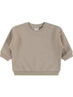Civil Baby Basic 3-18 Ay Sweatshirt - Bej