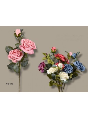 Gönül Mutfak Pembe Yapay Çiçek 65 cm
