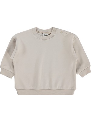 Civil Baby Basic 3-18 Ay Sweatshirt - Bej